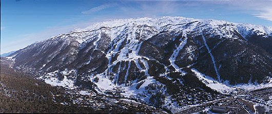 Ski Kaos Thredbo Aerial Shot